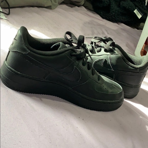 black air force ones size 6